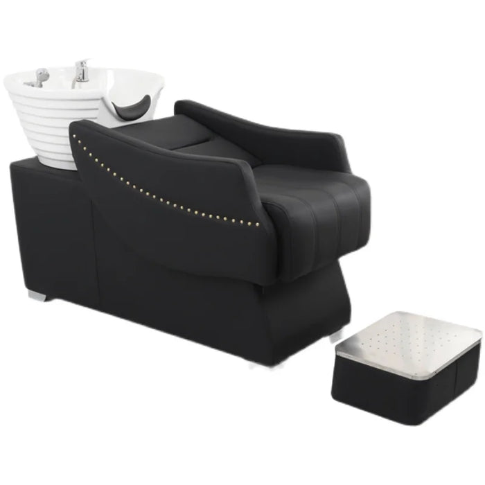 Ergonomics Speciality Shampoo Chairs Hair Shower Makeup Hairdressing Shampoo Chair Fotel Fryzjerski Salon Furniture QF50SC