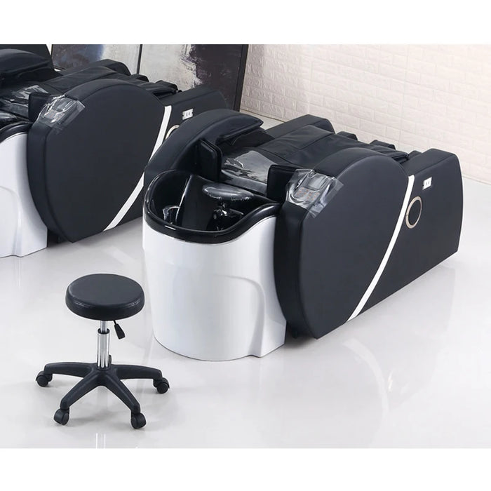 Newest Fashion Deluxe Full Airbag Massage 3D Shampoo Massage Chair/Hair Washioin Salon Comfortable Auto Lift Shampoo Massage Bed