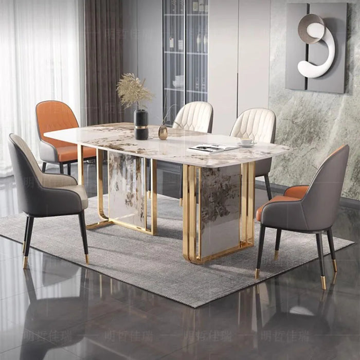 Console Luxury Dining Table Mobile Coffee Rustic Modern Nordic Makeup Dining Table Replica Muebles De Cocina Home Furniture HDH