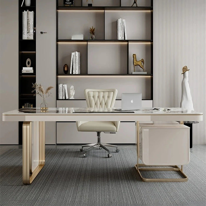Executive Computer Office Desk Storage Student Vanity Meeting Office Desk Standing Scrivania Con Cassetti Salon Furniture