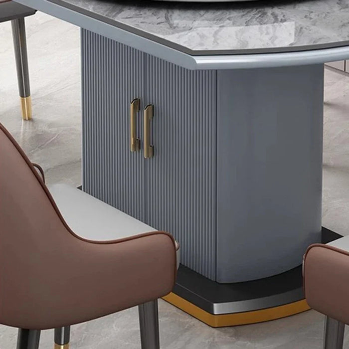 Nordic Dining Table Combination Living Room Home Square Table Modern Designer Luxury Muebles Para Cocina Kitchen Furniture