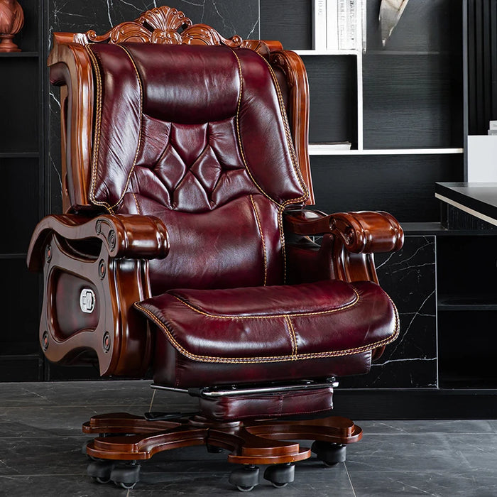 Computer Gaming Office Chair Modern Massage Leather Luxury Office Chair Ergonomic Sillas De Escritorio Bedroom Furniture