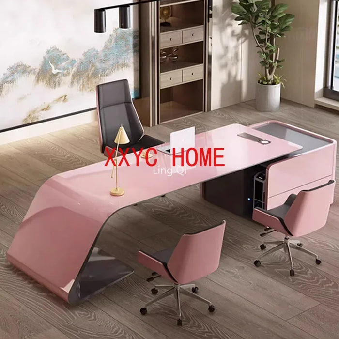 Modern Reception Standing  Executive Computer Desks Storage European Mesa Escritorio Office Furniture