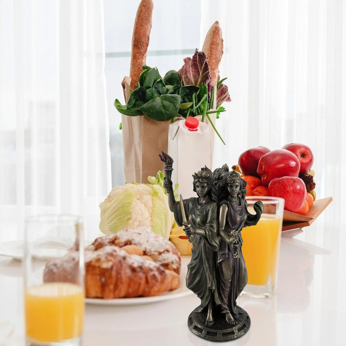 Three Goddess Resin Statue Greek Religious Crafts Sculpture Decoration Triple Form Hecate GreekGoddess Statue Crafts Home Decor