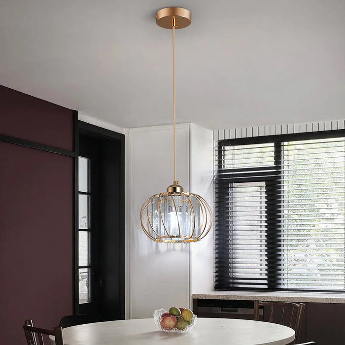 Modern Pendant Light Crystal Ceiling Lamps Plafon Simple Lustre Lighting Fixtures Indoor Home Decor Balcony Corridor Chandeliers