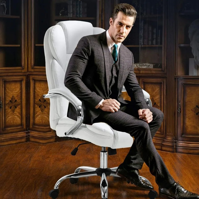 Administrative Adjustable High -back PU Leather Task Rolling Transfer Chair Furniture Ergonomic Office Chair Gamer Chairs Mobile
