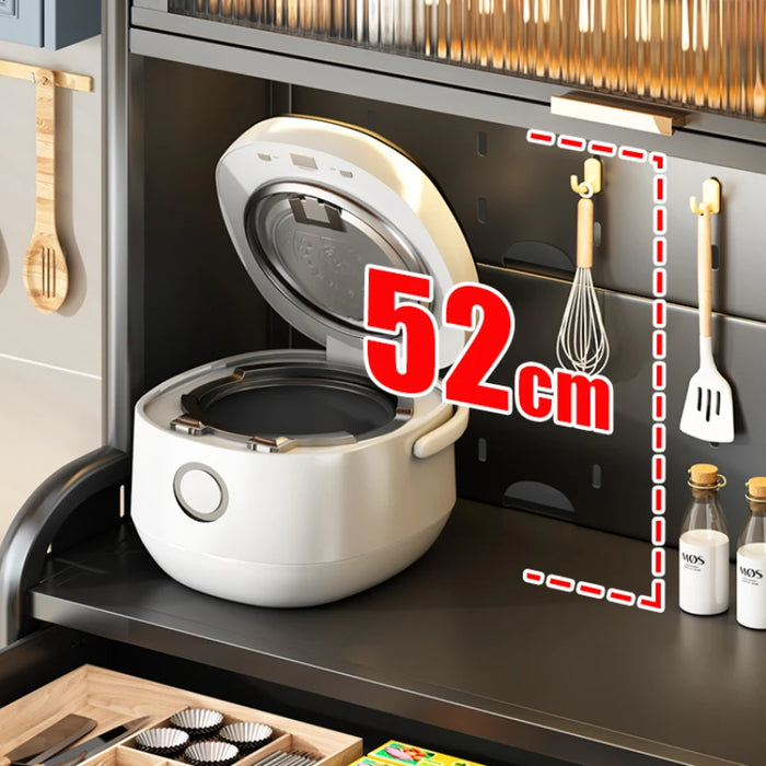Modern Buffet Sideboards Space Saving Metal Nordic Storage Sideboards Kitchen Cabinets Muebles De Cocina Home Furniture MR50CJ