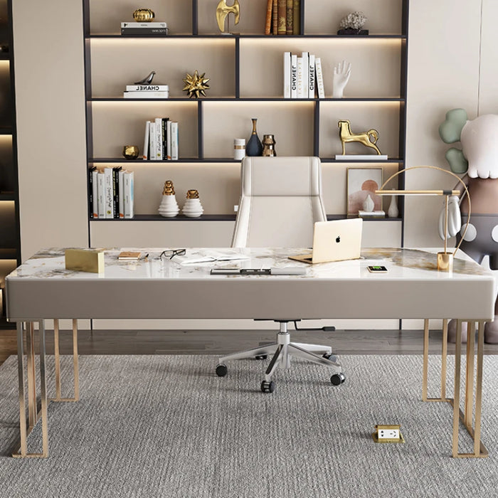 Write Computer Office Desks Design Italian Household Slate Office Desks Luxury Simplicity Bureau Meuble Working Equipment QF50OD