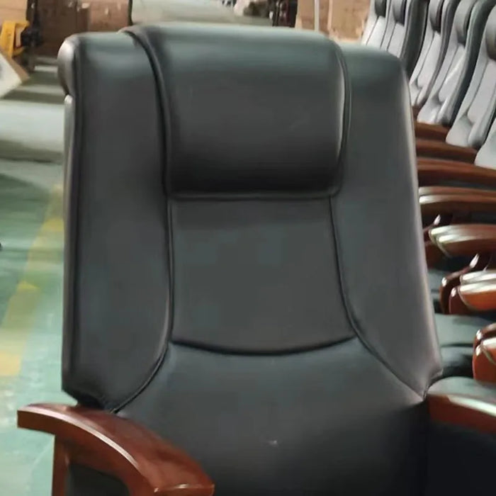 Ergonomic Office Chair Lumber Back Support Handle Retro Living Room Chairs Black Recliner Reposapies Oficina Theater Furniture