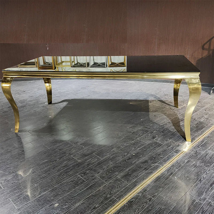 Luxury Hotel Most Popular Stainless Steel Wedding Dining Party Table For 10 Seater
