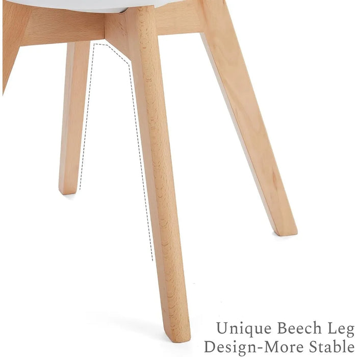 4-piece Package Chair, Upholstered in PU Leather, Suitable for Dining, Living, Family Gathering Chairs