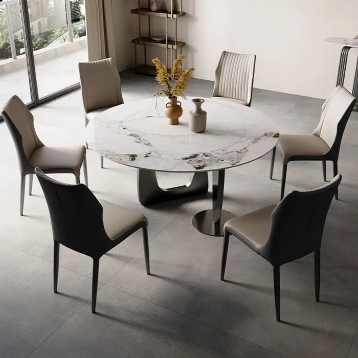 Modern Restaurant Dining Tables Center Nordic Coffee Luxury Replica Round Dining Tables Kitchen Mesa De Comedor Furniture HDH