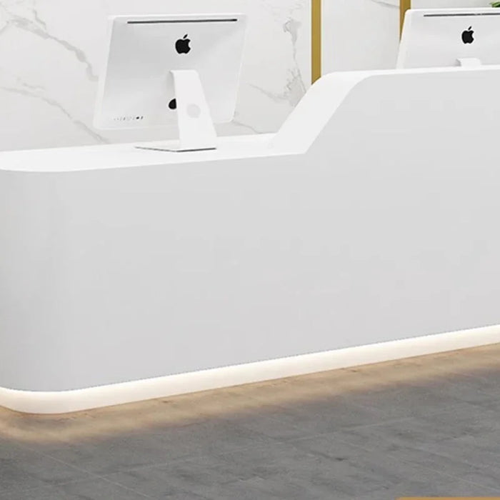 Beauty Salon Reception Desk Luxury Office Conference White Podium Mobile Reception Desk Store Scrivania Cameretta Bar Furniture