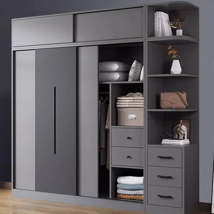 Bedroom Space Saving Wardrobe Mobile Storage Storage Cabinet Cabinet Organizer Armario Portatil Para Ropa Home Furniture DWH