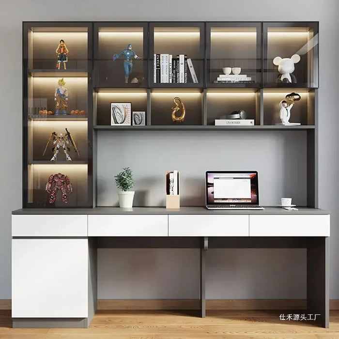 Integrated Write Office Desks Bookshelf Household Bedroom Desktop Computer Office Desks Bureau Meuble Working Equipment QF50OD