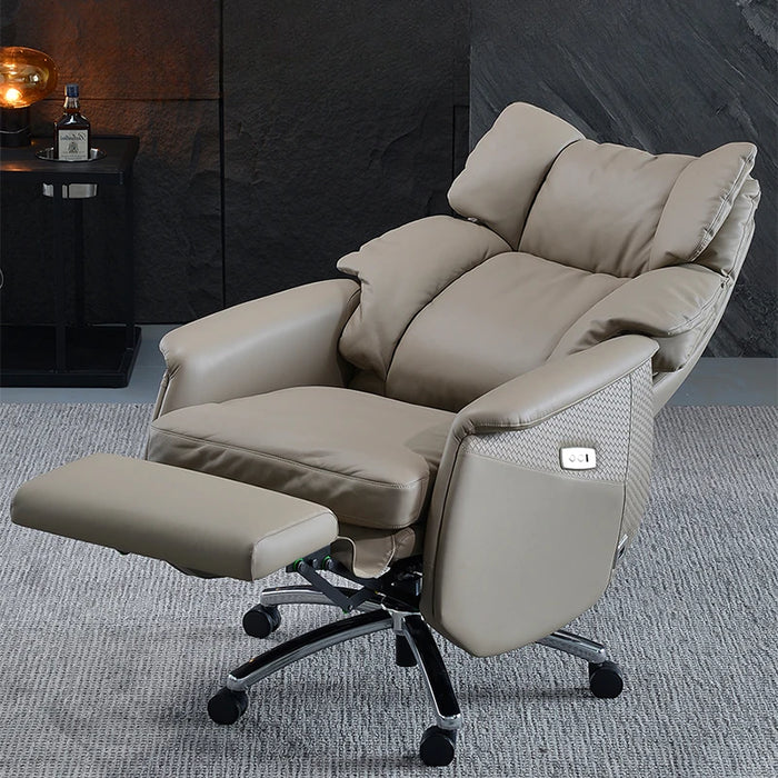 Living Room Swivel Office Chair Vanity Leather Cushion Study Office Chair Massage Cadeira Para Escritorio Salon Furniture