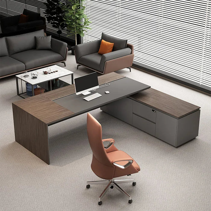 Modern Study Office Desks Desktops Executive Computer L Shaped Corner Reception Monitor Table Scrivania Gaming Desk Supplies