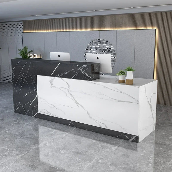 Luxury Office Reception Desk Beauty Salon Auxiliary Bedroom Reception Counter Writing Bureau Meuble Office Furniture LJ50RT