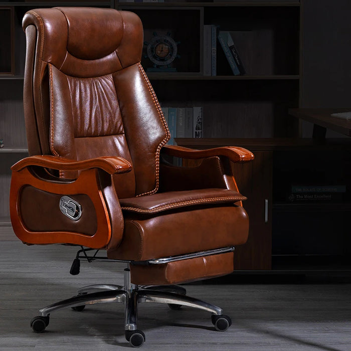Accent Comfortable Office Chairs Leather Floor Design Executive Office Chairs Comfy Work Sedia Gaming Office Furniture LSL25XP
