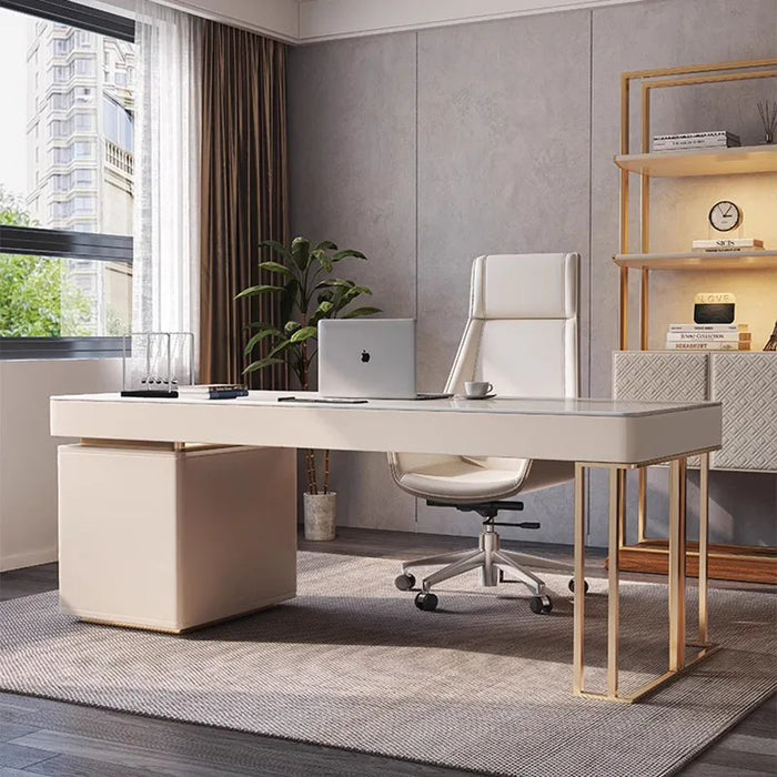 Modern Writing Desk Metal Computer Coffee Shelf Office Desks Workstation Organizer Scrivanie Per Ufficio Office Furniture