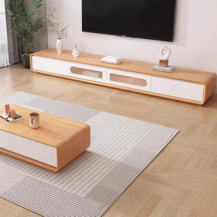 Wood Modern Tv Stand Cabinet Display Storage Pedestal Monitor Stand Plant Universal Casa Arredo Tv Stand Living Room Furniture