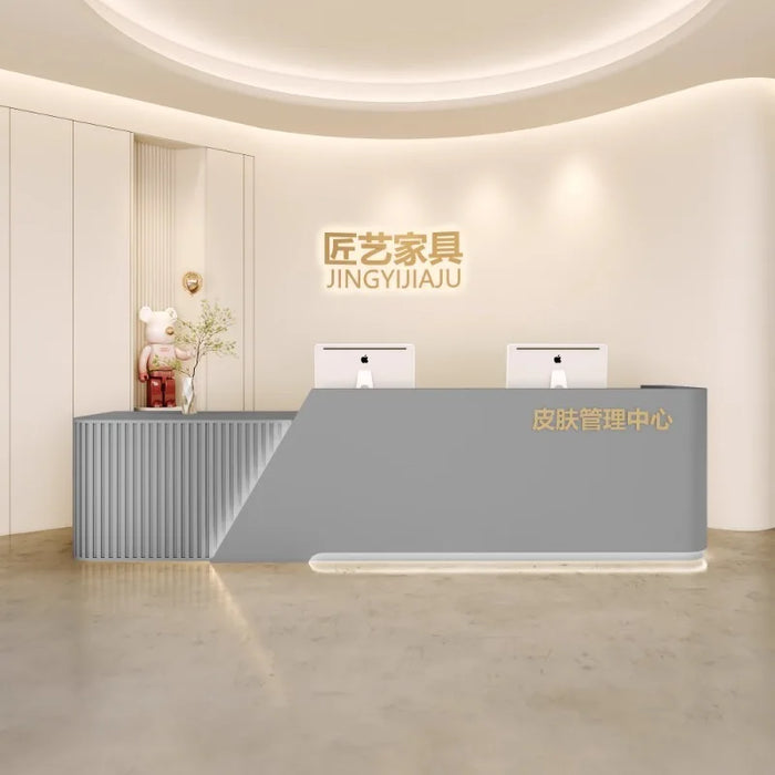 Beauty Salon Reception Desks Office Luxury Front Small Console Table Reception Desks Podium Silla De Escritorio Bar Furniture