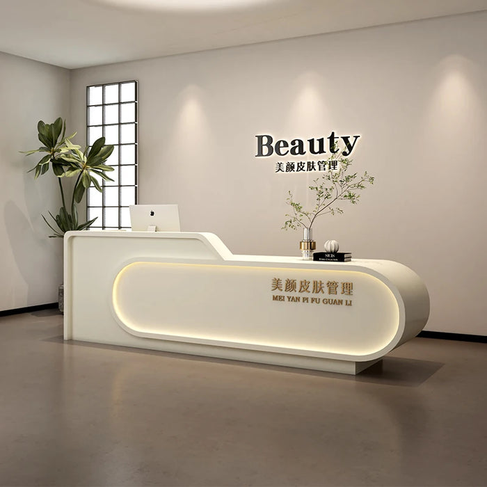 Lectern Reception Desk Wooden Computer Coffee Vanity Service Desk Church Pulpit Gaming Scrivania Ufficio Lavoro Office Furniture