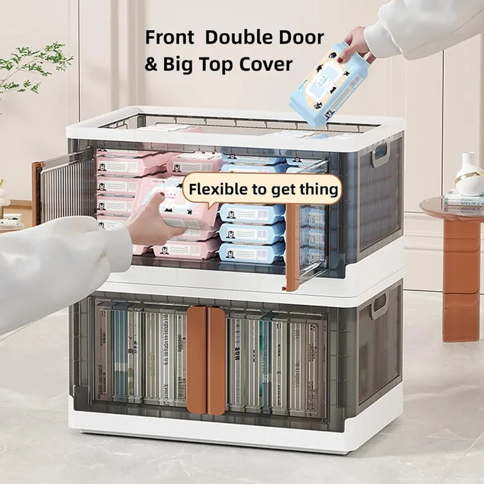 Storage Cabinet -76 Quart Office Organization,Bathroom Organizer,5 Packs Plastic Shelves Organizer, Mounted Closet Systems