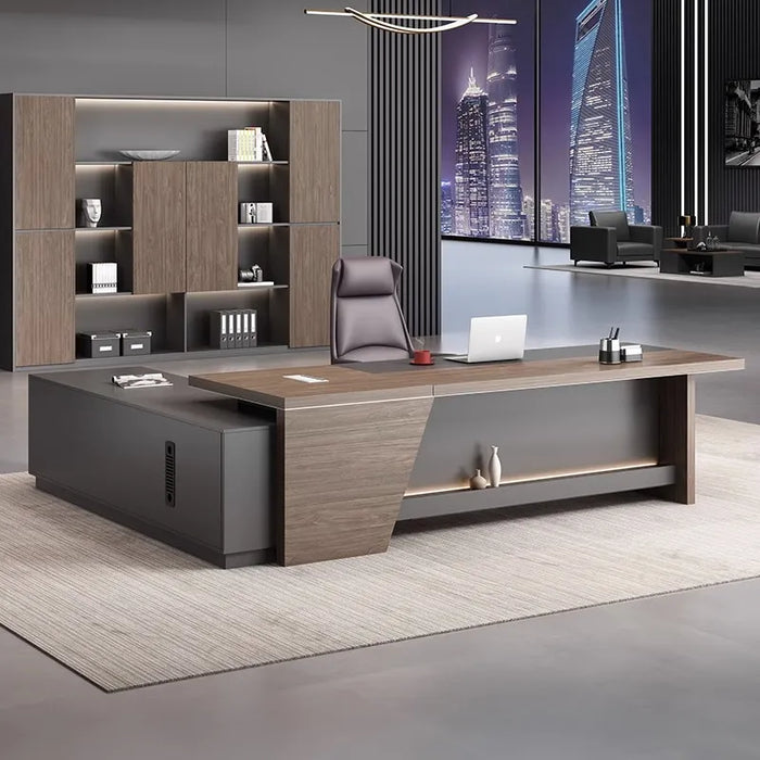 Executive Luxury Office Desk Boss Standing Modern Reception Table Conference Mesa Mesas De Computador Work Desk Furniture DWH