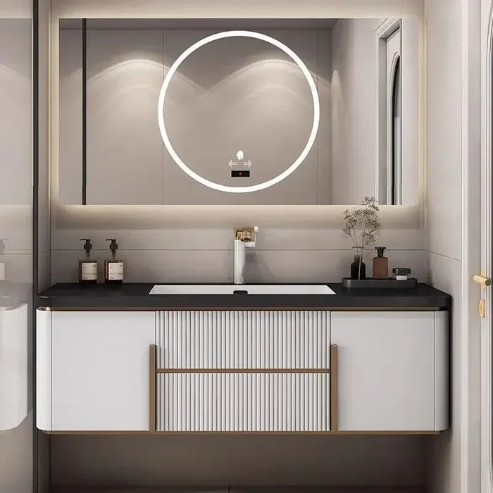 Toilet Bathroom Cabinet with Sink Closet Wall Wash Basin Locker Sink Bathroom Cabinet Display Badezimmer Schrank Home Furniture