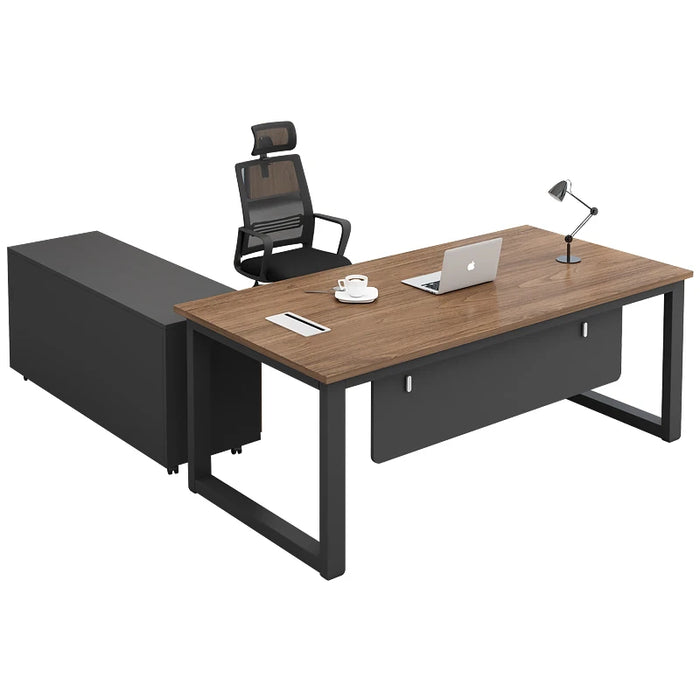 Studio Executive Office Desk Luxury Fashion Storage Professional Computer Wooden Desk Tables Set Scrivania Tavolo Room Furniture