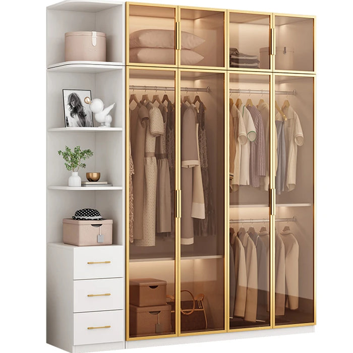 White European Closet Modular Industrial Hotel Living Room Luxury Cabinet Organizer Indoor Armario Plegable Bedroom Furniture
