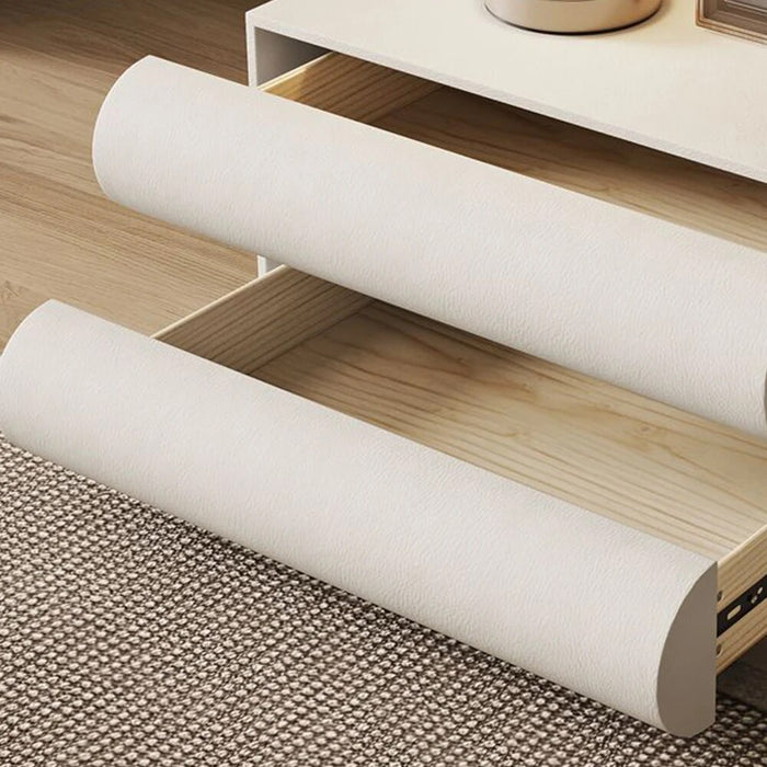 Dressers Mobile Bedside Microfibrous Three Drawer Solid Wood Table Skin Pine Nightstands Minimal Household Bedroom Furniture