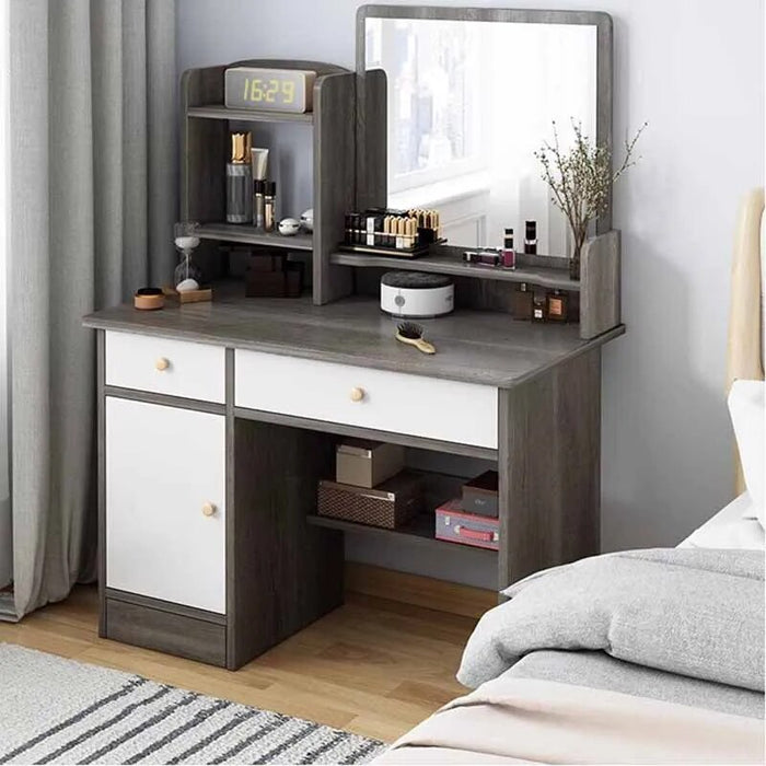 Led Lights Dressing Table Mirrors Women Modern Wooden Dresser Organizers Storage Meuble De Rangement Furniture Comfortable