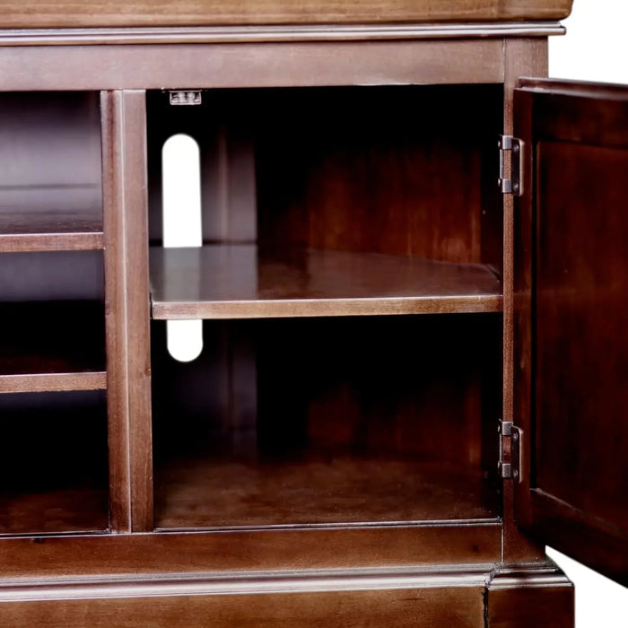Leick Home SINCE 1910Bella Maison Two Door Corner TV Stand 52" Brownbronze Tv Stand Living Room Furniture Cabinet