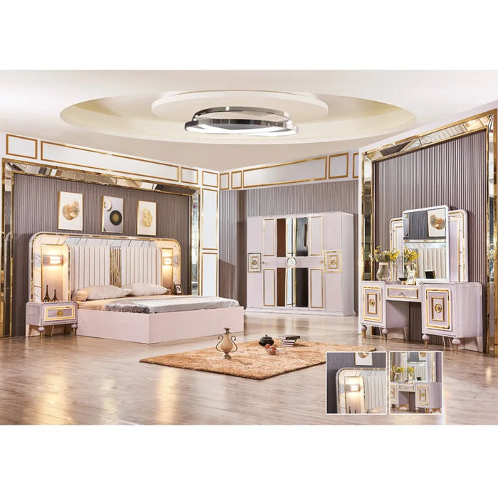 Luxury Classical European style furniture bedroom sets antique royal king home furniture bedroom set
