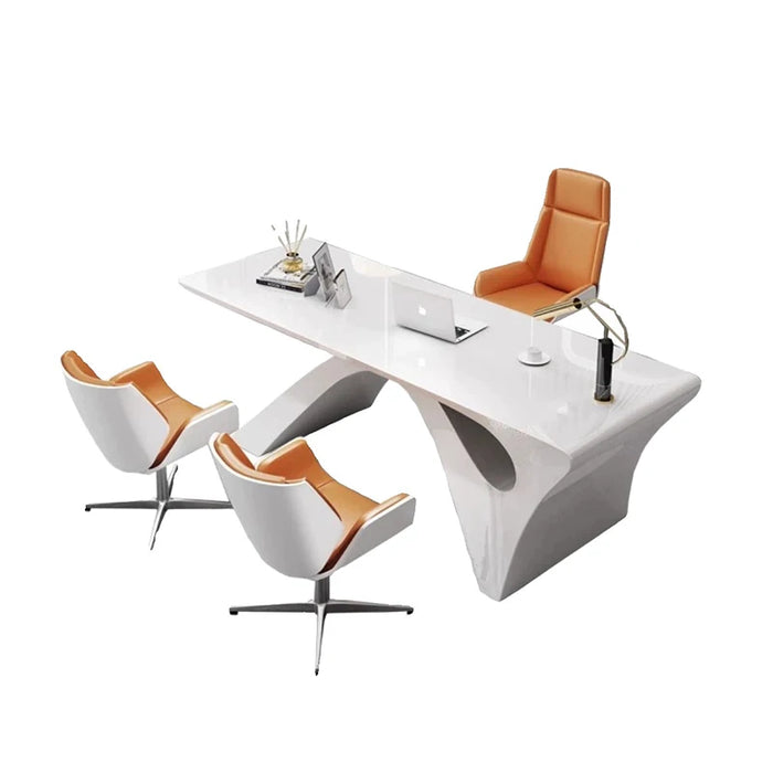 Computer Executive Standing Desk Desktops Home Office White Modern Work Desk Study Meeting Escritorios De Oficina Gaming Table