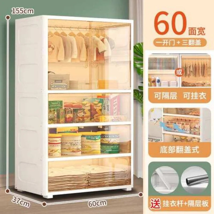 Plastic Storage Wardrobe Closet Dressers Baby Chest Shelves Wardrobe Cube Kid Organizer Laundry Room Vestidor Office Furniture