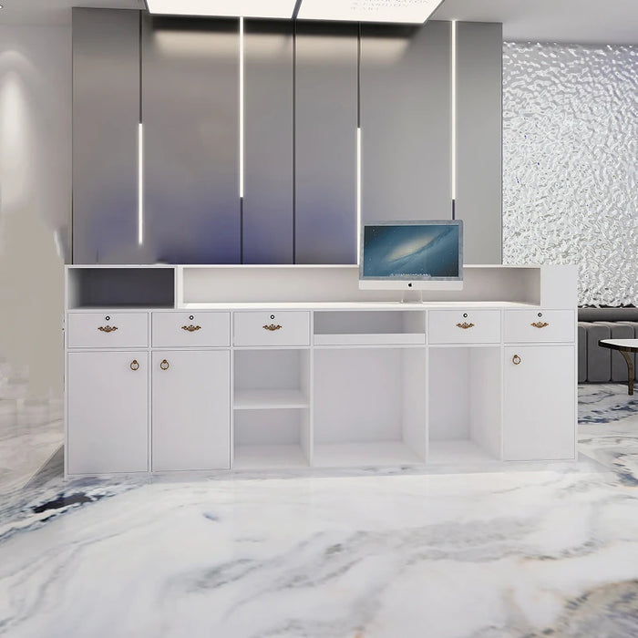Salon Beauty Reception Desk Spa Restaurant Retail Store Bar Counter Shop Supermarket Mostrador Recepcion Commercial Furniture