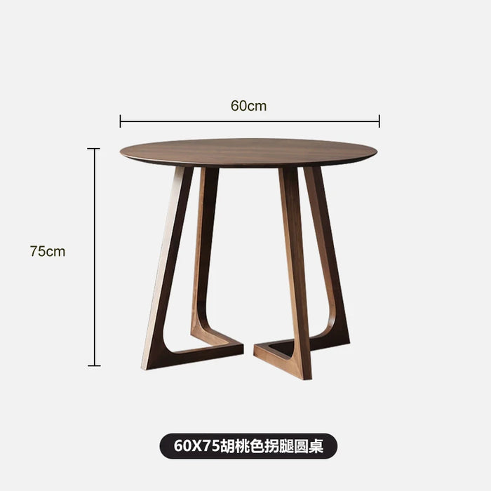 Newclassic Round Dining Table Onement Solid Wood Balcony Side Table Coffee Entryway Modern Table De Bistro Kitchen Furniture