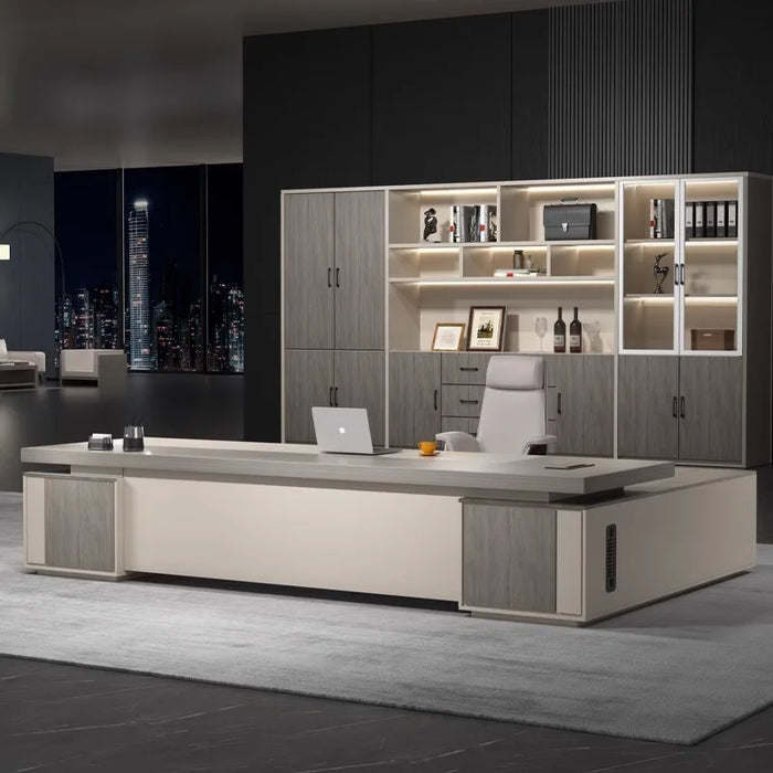 Drawers Storage Office Desk Luxury Desktop Standing Writing Office Desk Meeting Scrivania Ufficio Lavoro Office Furniture