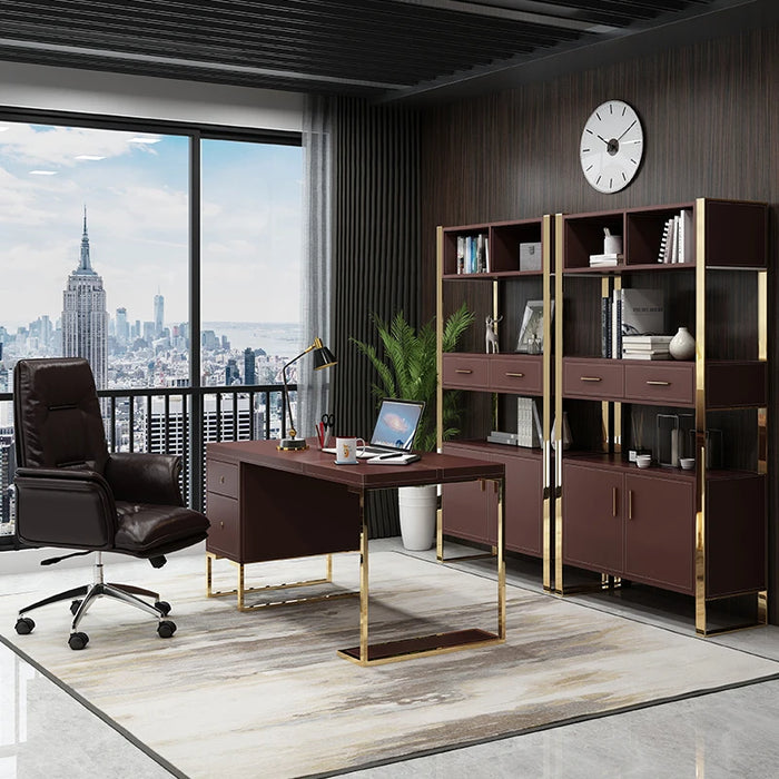 Executive Work Desk Table Writing Meeting Desktop Standing Office Desks Modern Luxury Scrivania Ufficio Lavoro Office Furniture