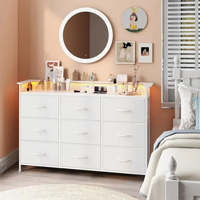 Bedroom furniture dresser Fabric dresser Drawers Toiletries Dresser Tall lockers
