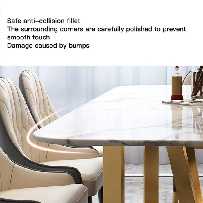 Light Luxury Dining Table Modern Minimalist Nordic Wall Rectangular Table Desk Center Salon Mesa De Jantar Home Furniture GM