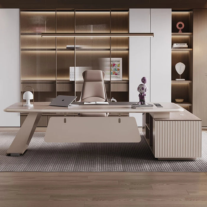 Female Boss Business Office Desk Simple Modern Light Luxury Furniture High-end Boss Desk Simple Manager Office Desk Simple