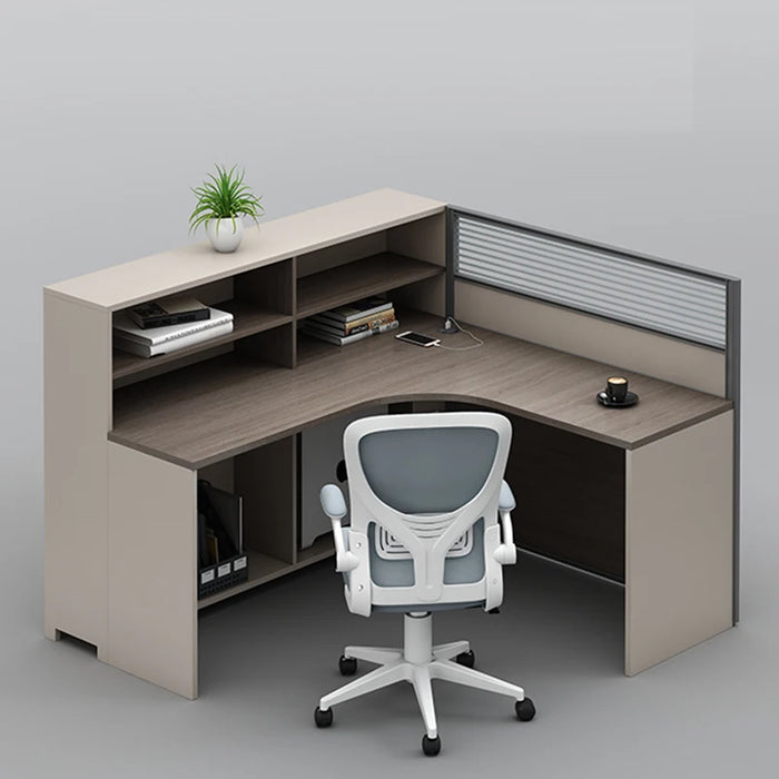 Employee Desk Staff Office Desk Combination Minimalist Modern 4/6 Seat Nordic Card Seat Office Computer Luxury Desk Furniture