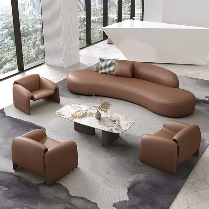 Modern Lounge Sofa Living Room Modular Nordic Chaiselong Designer Couch Lounge Curved Floor Sofa Inflable Aire Furniture DWH