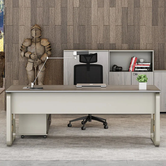 Study L Shaped Computer Desks White Corner Nail Executive Reception Desks Vanity Storage Escritorio Con Cajones Furniture Desk