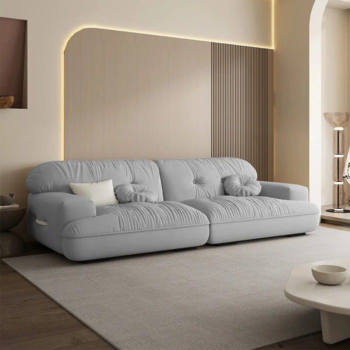 Italian L-Shape Modular Sectional Sofas White Chaise sectional couch sofa indoor Living Room velvet Sofa set