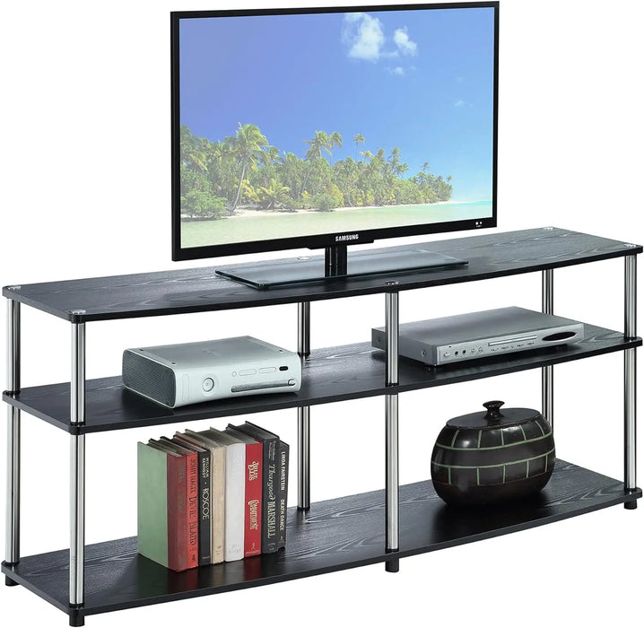 Convenience Designs 2 Go 3 Tier 60" TV Stand, Black
